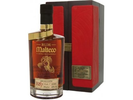 Malteco 1987 0,7l 40% v dřevěném boxu