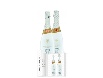 Sekt Cava Anna de Codorníu Blanc de Blancs v dárkovém balení 11,5% 2x0,75l Codorníu