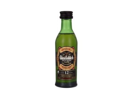 Whisky Glenfiddich 12YO 40% 0,05l MINI