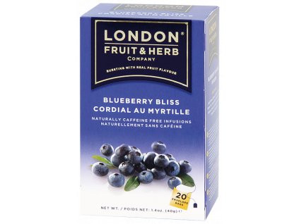 Čaj Blueberry Bliss - borůvka 20 sáčků London fruit and herbs