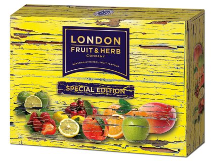 Čaj Special edition pack yellow - směs ovocných čajů žlutý box 30 sáčků London fruit and herbs
