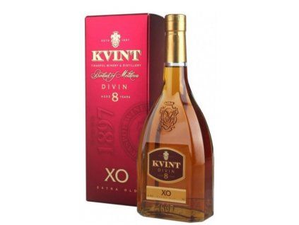 Kvint Divin Brandy 8y 40% 0,5 l (karton)