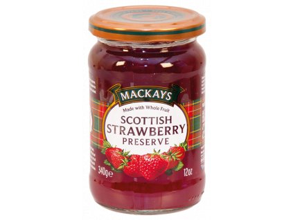 Scottish Strawberry Preserve - Jahodový džem 340g Mackays