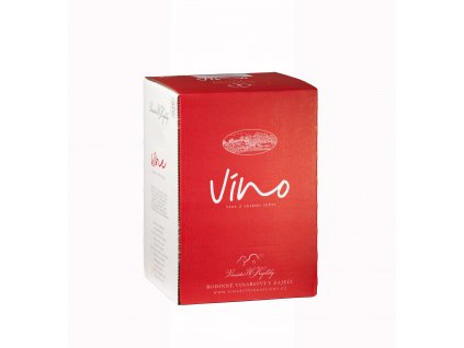 Bag in box Merlot víno červené polosladké 5 l Vinařství U Kapličky