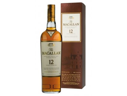 Whisky Macallan 12YO Sherry oak single malt 40% 0,7l