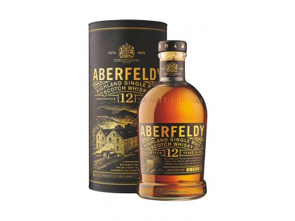 Whisky Aberfeldy 12YO v tubě 40% 0,7l