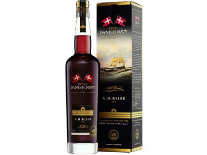 A.H.Riise Royal Danish Navy Rum 40% 0,7 l (karton)