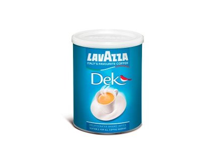 Káva Lavazza Dek - bez kofeinu - mletá 250g dóza