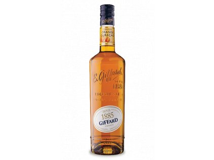 GIFFARD Orange Curacao Liquer - pomerančový likér 25% 0,7l