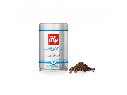 illy zrnkova kava bez kofeinu 250 g