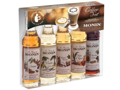 Monin Coffee box mini 5 x 50 ml - kávový box malý