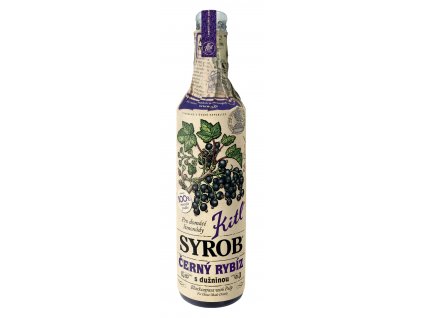 Syrob Černý Rybíz - černorybízový sirup 0,5l Kitl