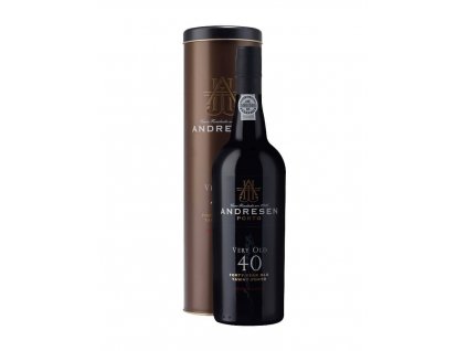 Portské víno J.H. Andresen 40 Years Old Port - v plechové dóze 0,7l