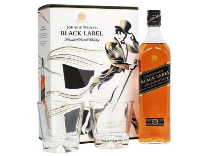 vychutnavej cz johnnie walker black label 2 glasses limited edition
