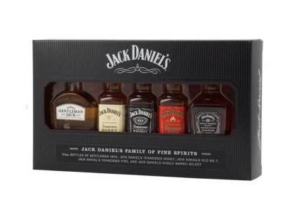 Jack Daniels dárková sada miniatur 5x 0,05l