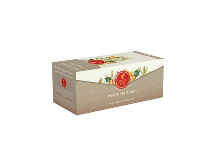 Prémiový čaj White Tea Peach - bílý čaj s broskví 25x1,75 g Julius Meinl