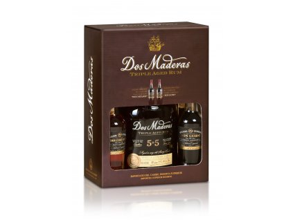 Rum Dos Maderas P.X. 5+5 10YO + 2x Mini Sherry 0,1l 40% 0,7l