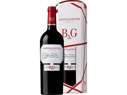 Barton&Guestier Bordeaux Rouge AOC 0,75L, dárkové balení