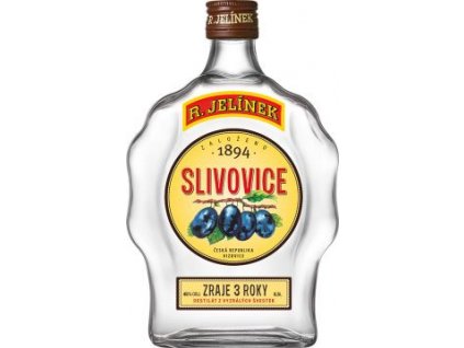 Rudolf Jelínek Slivovice budik 45% 0,5 l