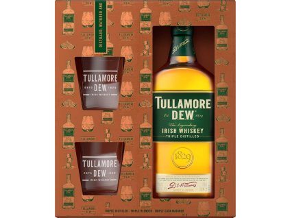 Whiskey Tullamore Dew 40% 0,7 l (dárkové balení 2 skleničky)