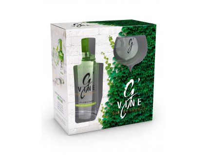 Gvine Gin Floraison 40% 0,7 l (dárkové balení 1 sklenička)