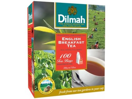 Čaj English Breakfast 100sáčků DILMAH