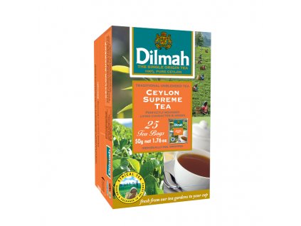 Čaj černý Ceylon Supreme 25sáčků DILMAH