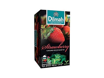 Čaj černý jahoda 40g DILMAH