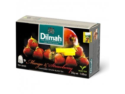 Čaj černý mango + jahoda 20sáčků DILMAH
