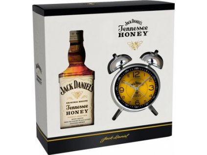 Whiskey Jack Daniels Honey 35% 0,7 l (dárkové balení budík)