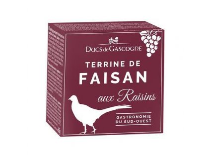 Bažantí terina s rozinkami 65g Ducs de Gascogne