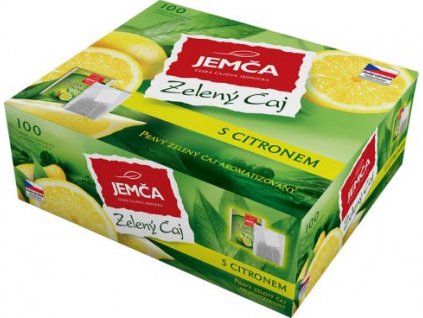 Zelený čaj s citrónem 100x1,5g Jemča