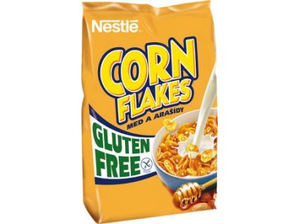 Corn Flakes kukuřičné lupínky s medem a oříšky 450g Nestle