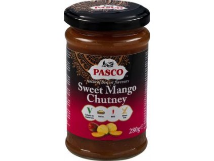 Sweet Mango Chutney - Čatný mangové 340g Pasco