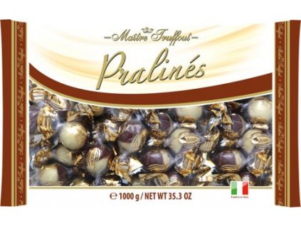 Bonbóny Pralines duo with hazelnut cream filling - duo pralinky s oříškovým krémem 1kg Ma