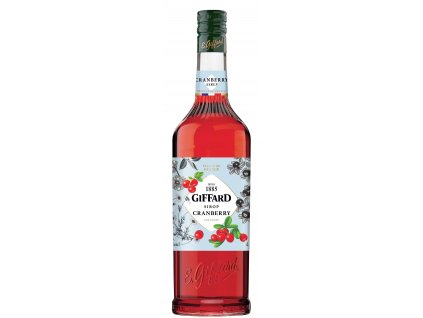 Giffard Cranberry - brusinkový sirup 1l