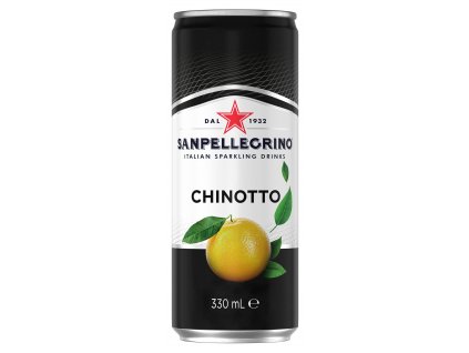 Sanpellegrino Chinotto - Pomerančová šťáva v plechovce 0,33l