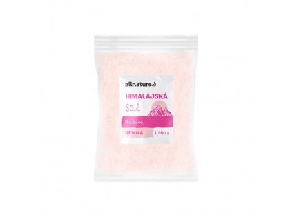 allnature himalajska sul ruzova jemna 1000 g