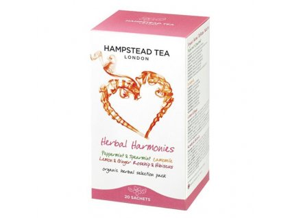 Hampstead Tea London BIO selekce bylinnych a ovocnych caju 20ks