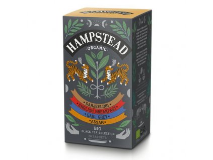 Hampstead Tea London BIO selekce cernych caju 20ks