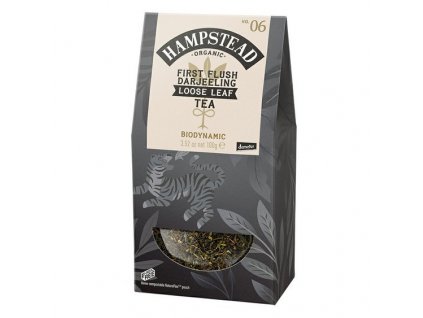 Hampstead Tea London BIO First Flush Darjeeling cerny caj 100g