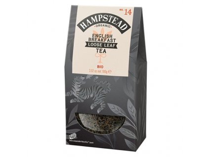 Hampstead Tea London BIO English Breakfast sypany cerny caj 100g