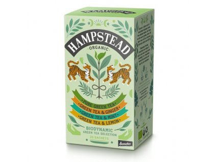 Hampstead Tea London BIO selekce zelenych caju 20ks 2
