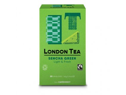 London Tea Fairtrade zeleny caj Sencha 20ks