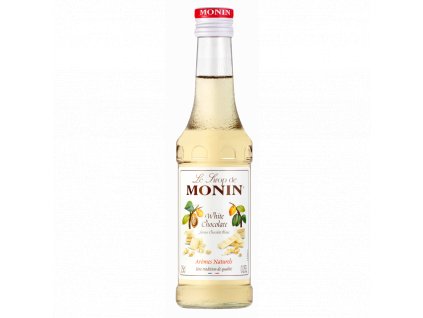 monin cokolada bilawhite chocolate sirup 025 l