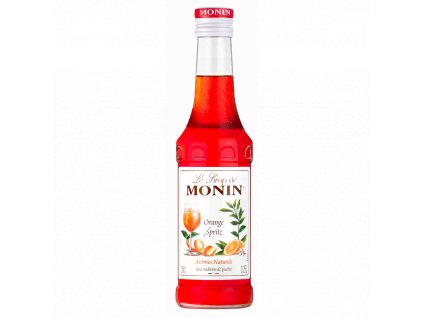 monin pomerancovy spritzorange spritz sirup 025 l