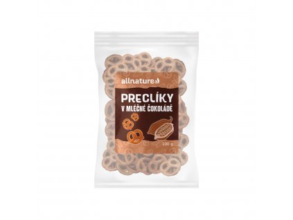 Preclíky v mléčné čokoládě 100g Allnature