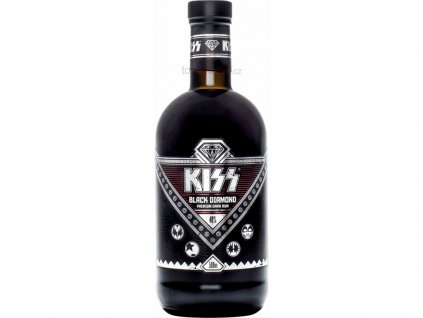 21929 kiss black diamond rum 40 0 5 l