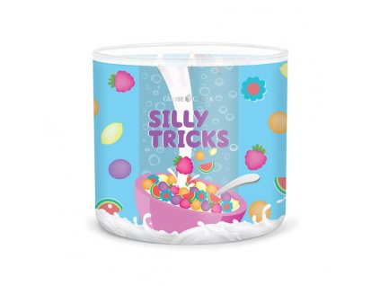 Svíčka Goose Creek Cereal Silly Tricks Ovocné křupky 411g střední