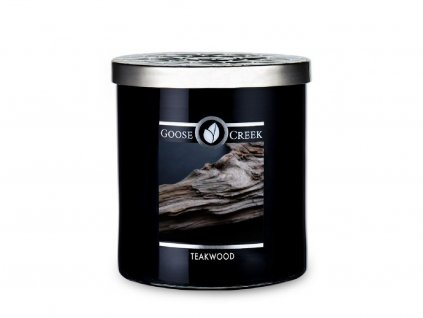 Svíčka Goose Creek Mens Collection Teakwood Týkové Dřevo 450g velká